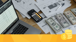 Banner for article about generating income with your journal. Showing information about an English editing department, a layout team, APCs, and more.