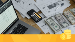 Banner for article about generating income with your journal. Showing information about an English editing department, a layout team, APCs, and more.