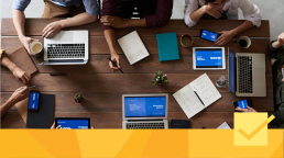 A group of people creating a peer review pipeline.