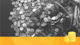 A jar of coins representing cost strucutures.