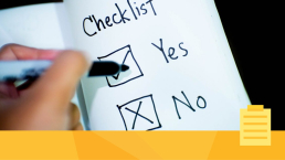 A checklist to go through author guidelines.