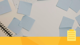 Post-it notes on a table representing signs that a journal is ready to scale.