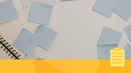Post-it notes on a table representing signs that a journal is ready to scale.