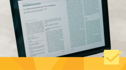 A research article on a computer screen.